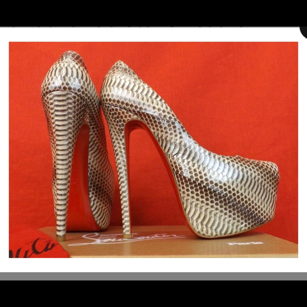 Python Heels Like New Only Wore Once - image 3